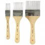 Pędzel R&L Syntetyk Płaski, biały, 5cm - 3